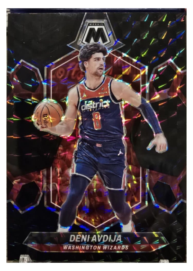 2023-24 Panini Mosaic Base Set Deni Avdija #60 card