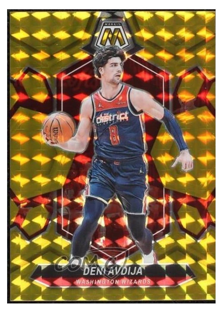 2023-24 Panini Mosaic Base Set Deni Avdija #60 card