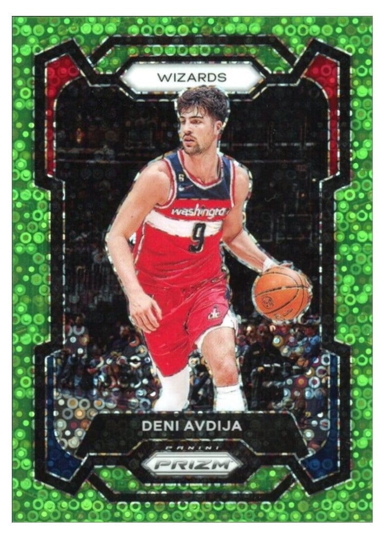 2023-24 Panini Prizm Base Set Deni Avdija #261 card