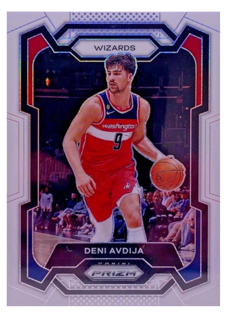 2023-24 Panini Prizm Base Set Deni Avdija #261 card