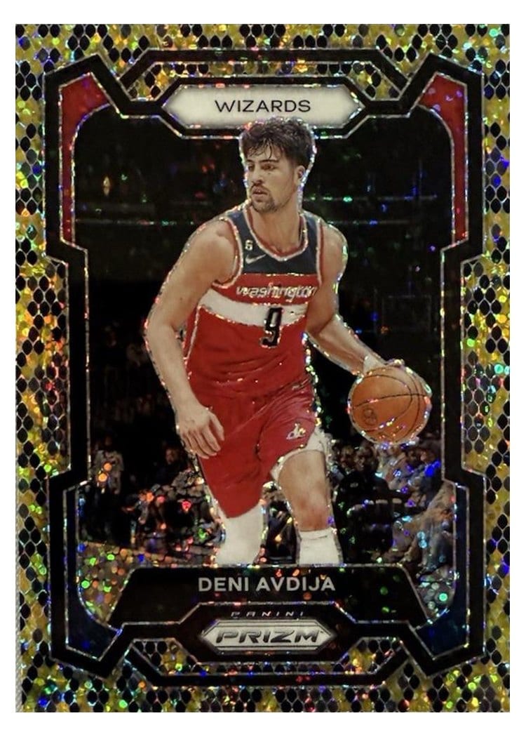2023-24 Panini Prizm Base Set Deni Avdija #261 card