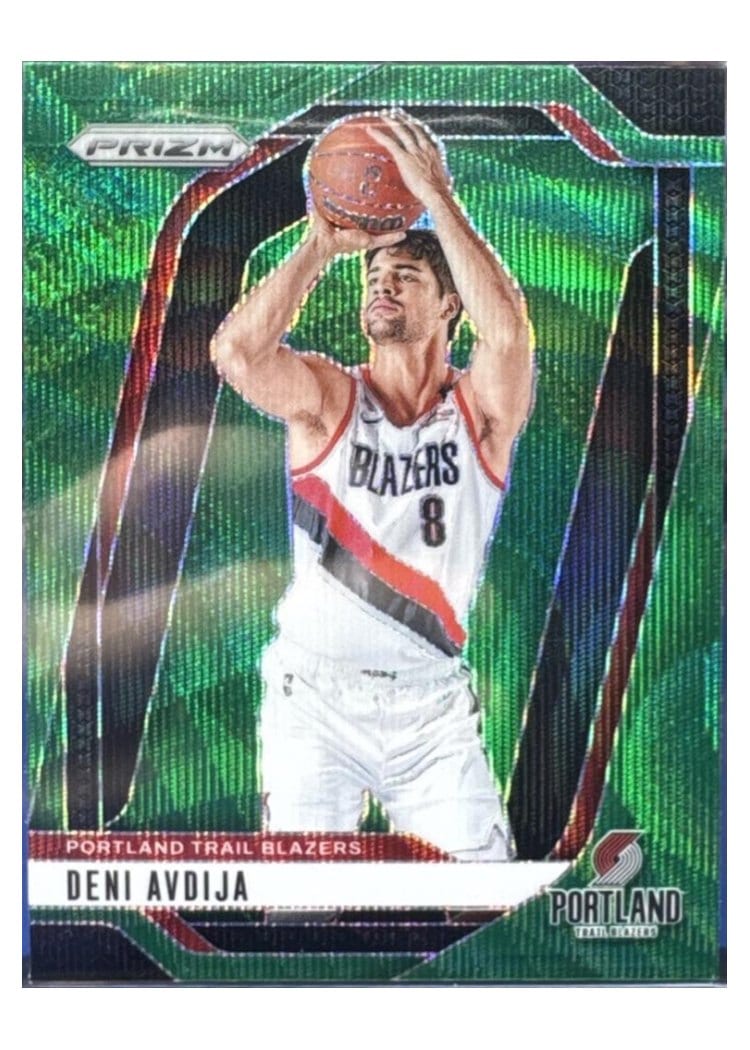 2024-25 Panini Prizm Base Set Deni Avdija #13 card