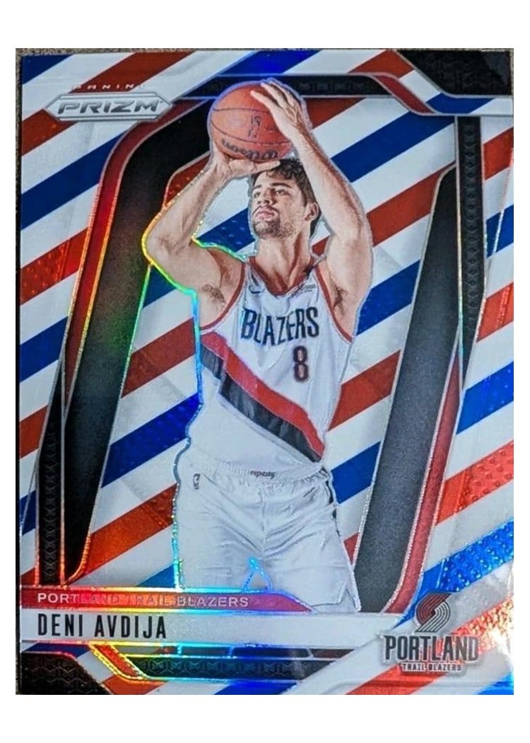 2024-25 Panini Prizm Base Set Deni Avdija #13 card