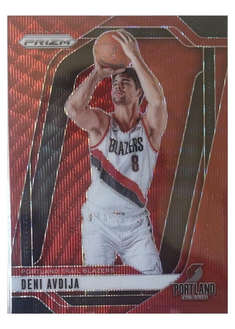 2024-25 Panini Prizm Base Set Deni Avdija #13 card