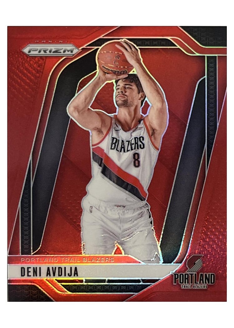 2024-25 Panini Prizm Base Set Deni Avdija #13 card
