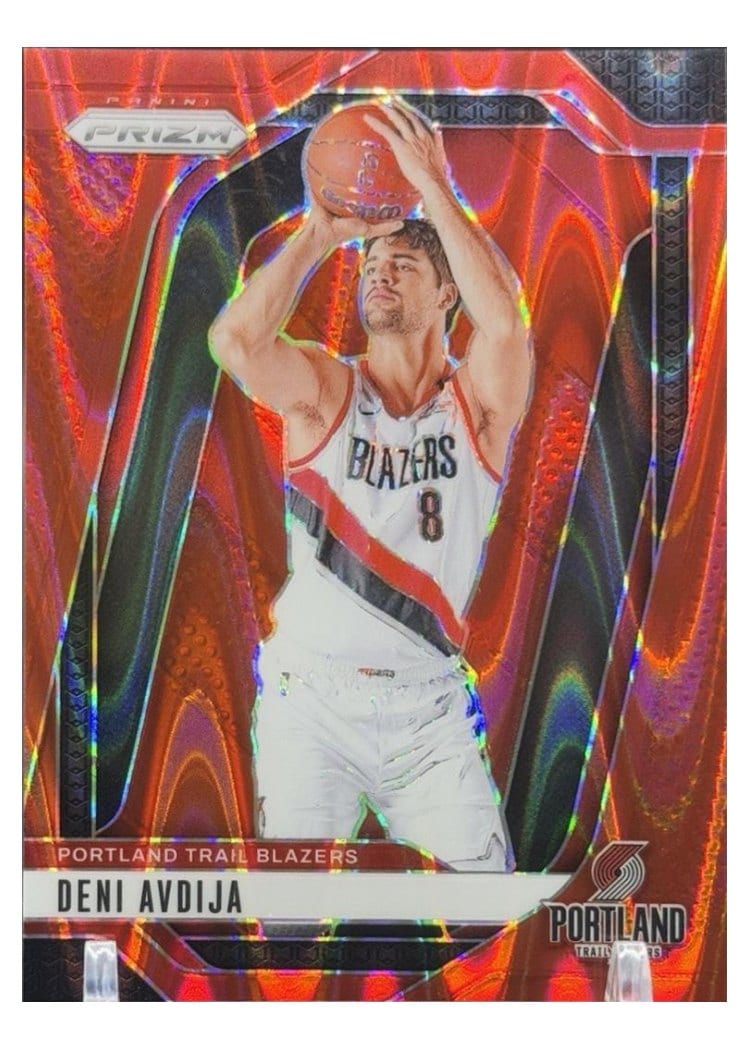 2024-25 Panini Prizm Base Set Deni Avdija #13 card