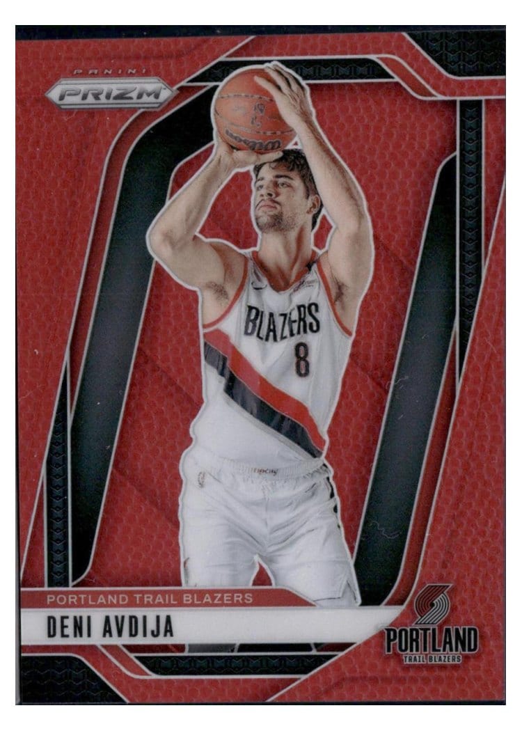 2024-25 Panini Prizm Base Set Deni Avdija #13 card