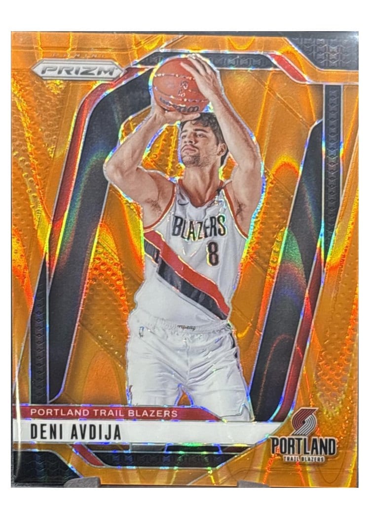 2024-25 Panini Prizm Base Set Deni Avdija #13 card