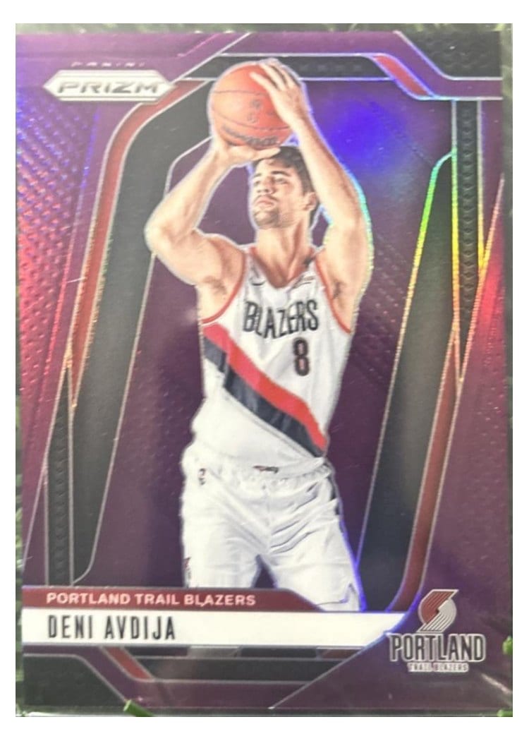 2024-25 Panini Prizm Base Set Deni Avdija #13 card