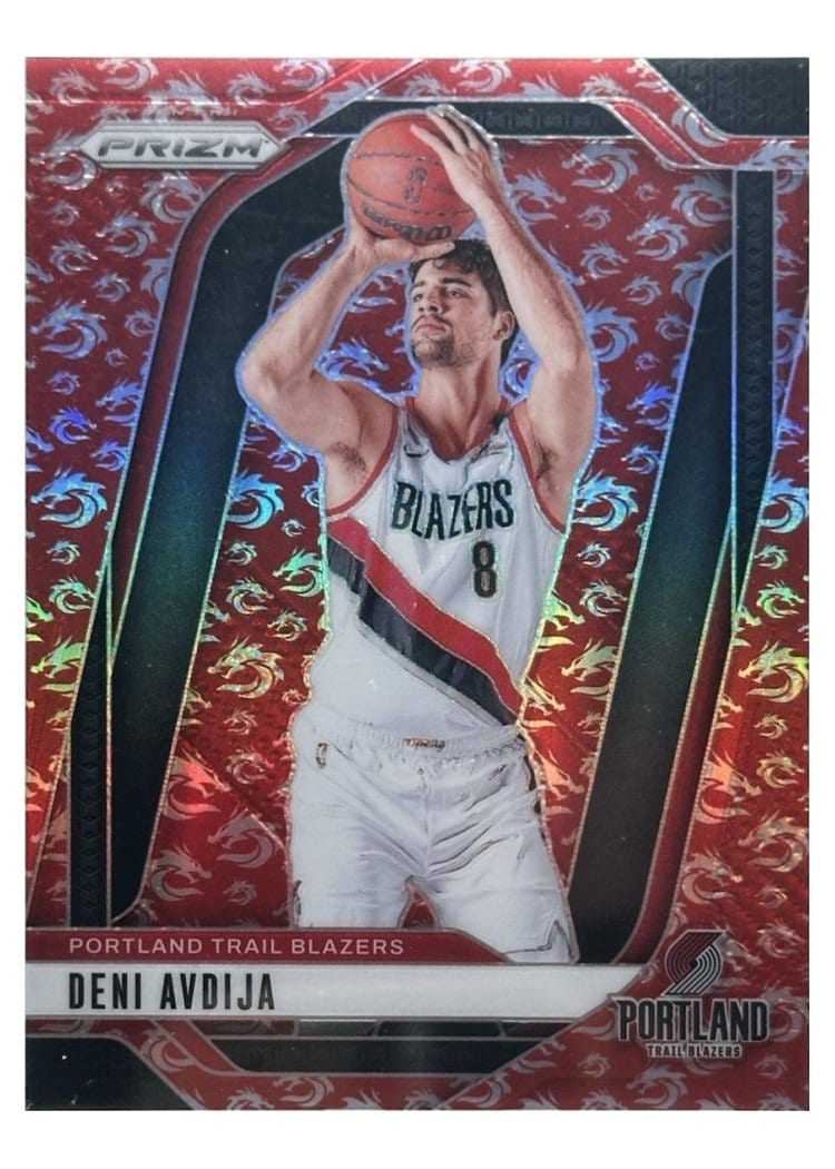 2024-25 Panini Prizm Base Set Deni Avdija #13 card