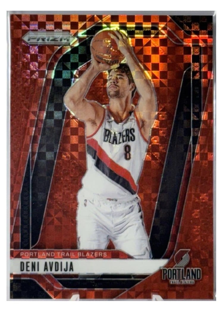 2024-25 Panini Prizm Base Set Deni Avdija #13 card
