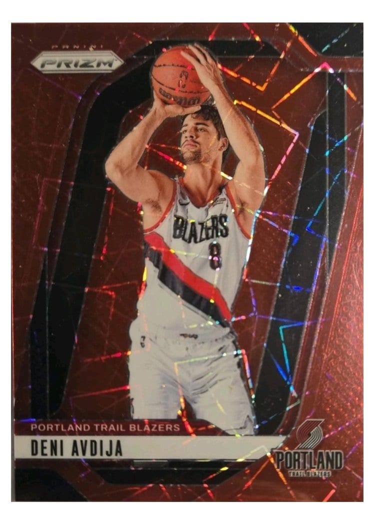 2024-25 Panini Prizm Base Set Deni Avdija #13 card