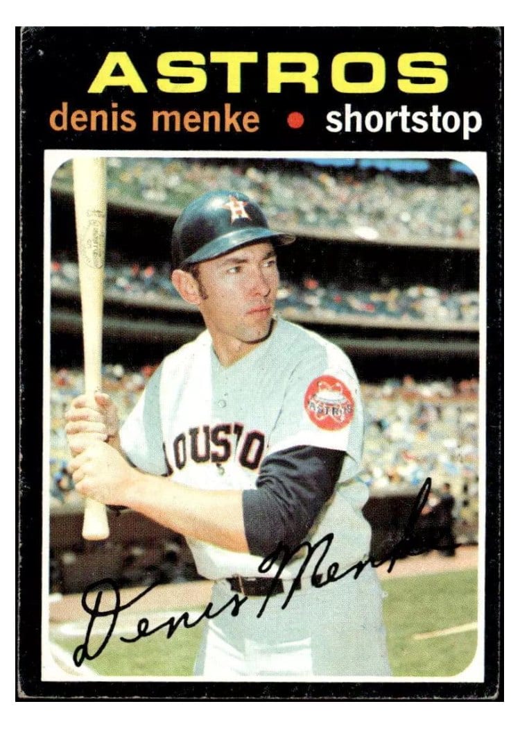 1971 Topps Denis Menke #130 card