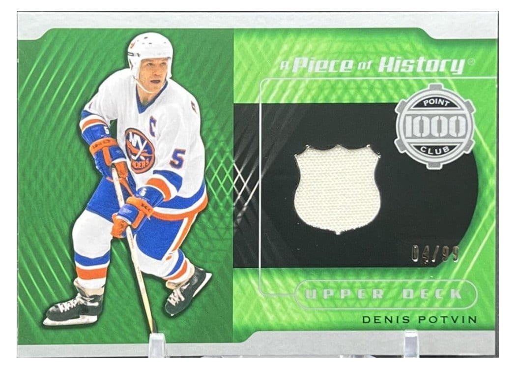 2022-23 SP Game Used A Piece of History Denis Potvin #A-DP
