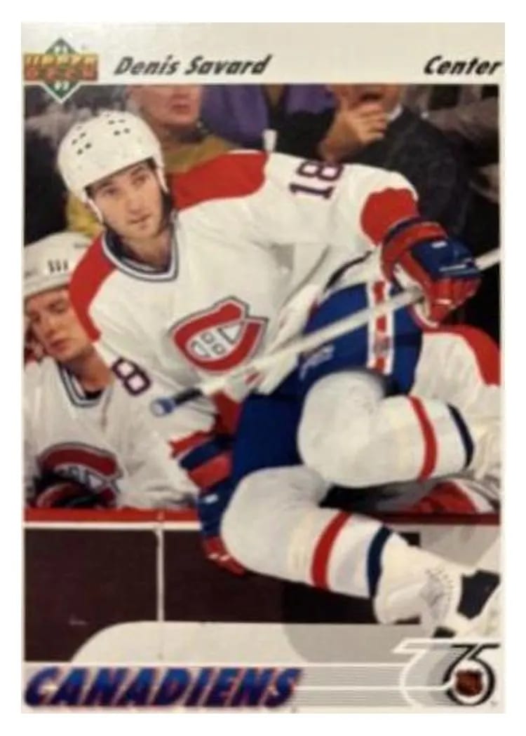 1991 Upper Deck Denis Savard #242 card