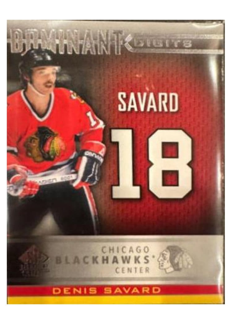 2020-21 SP Signature Edition Legends Dominant Digits Denis Savard #DD-2 card