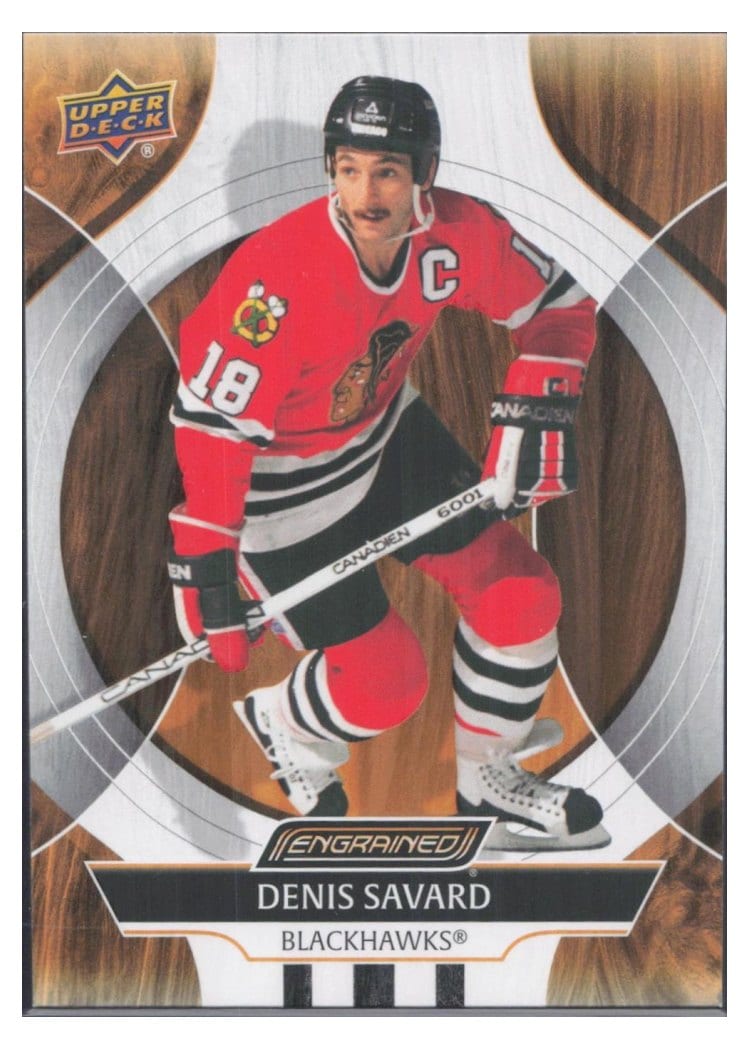 2024-25 Upper Deck Engrained Icons Base Set Denis Savard #25 card