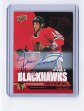 2025-26 Upper Deck Chicago Blackhawks Centennial Red Hot Autos Denis Savard #73 card