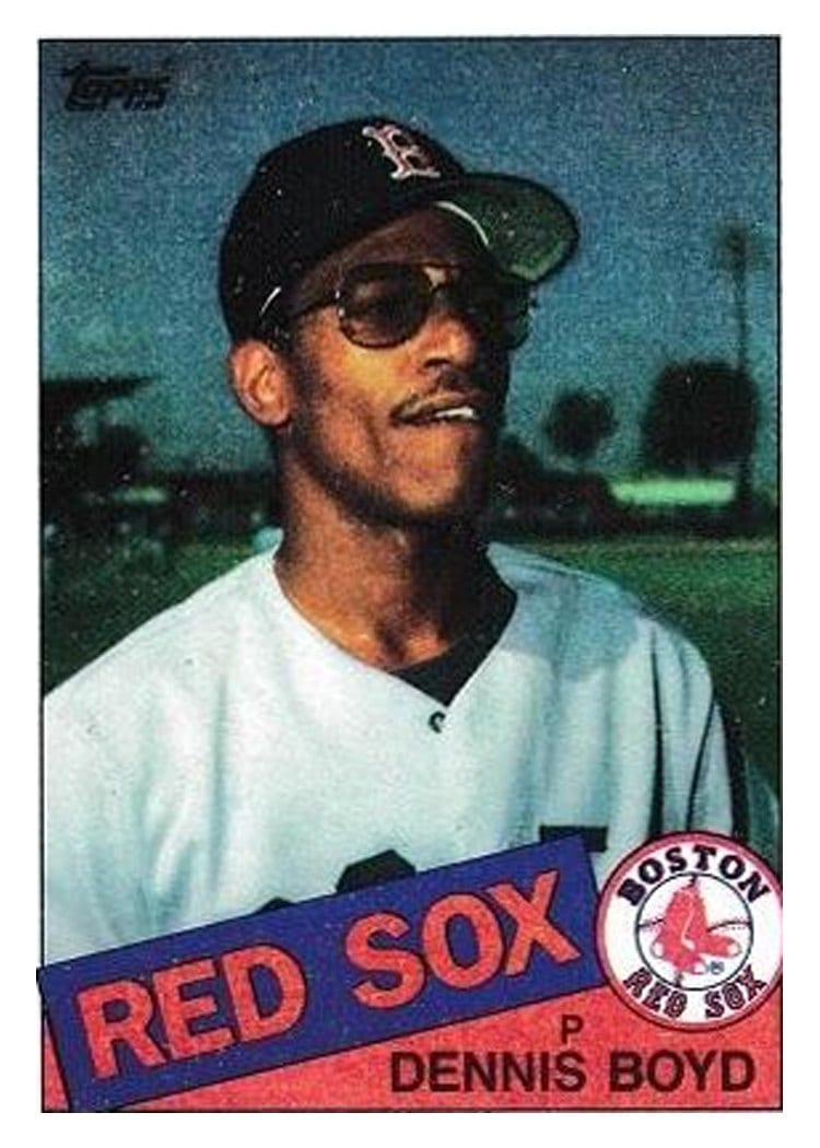 1985 Topps Dennis Boyd #116 card