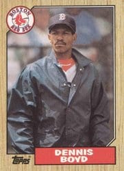 1987 Topps Base Set Dennis Boyd #285 card