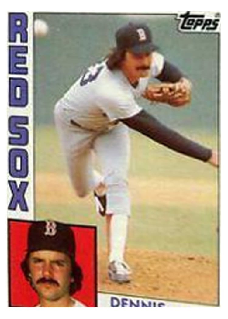 1984 Topps Dennis Eckersley #745 card