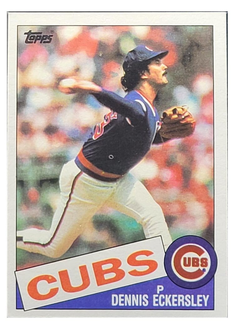 1985 Topps Dennis Eckersley #163 card