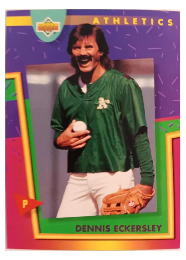1993 Upper Deck Fun Pack Dennis Eckersley #49 card