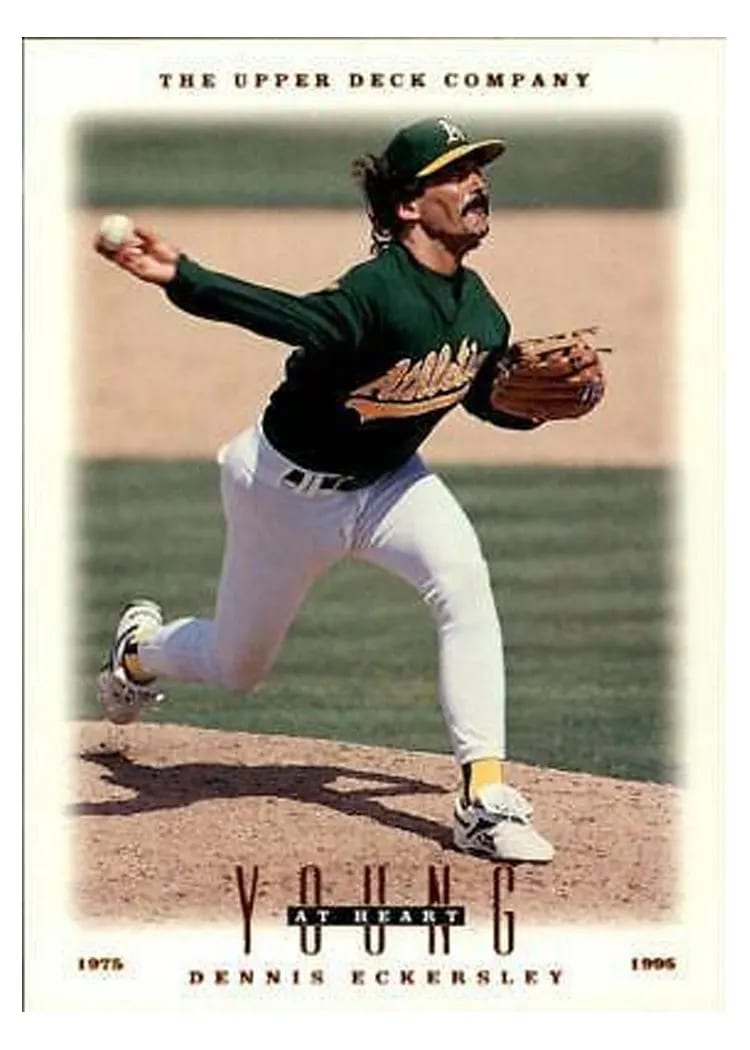 1996 Upper Deck Dennis Eckersley #101 card