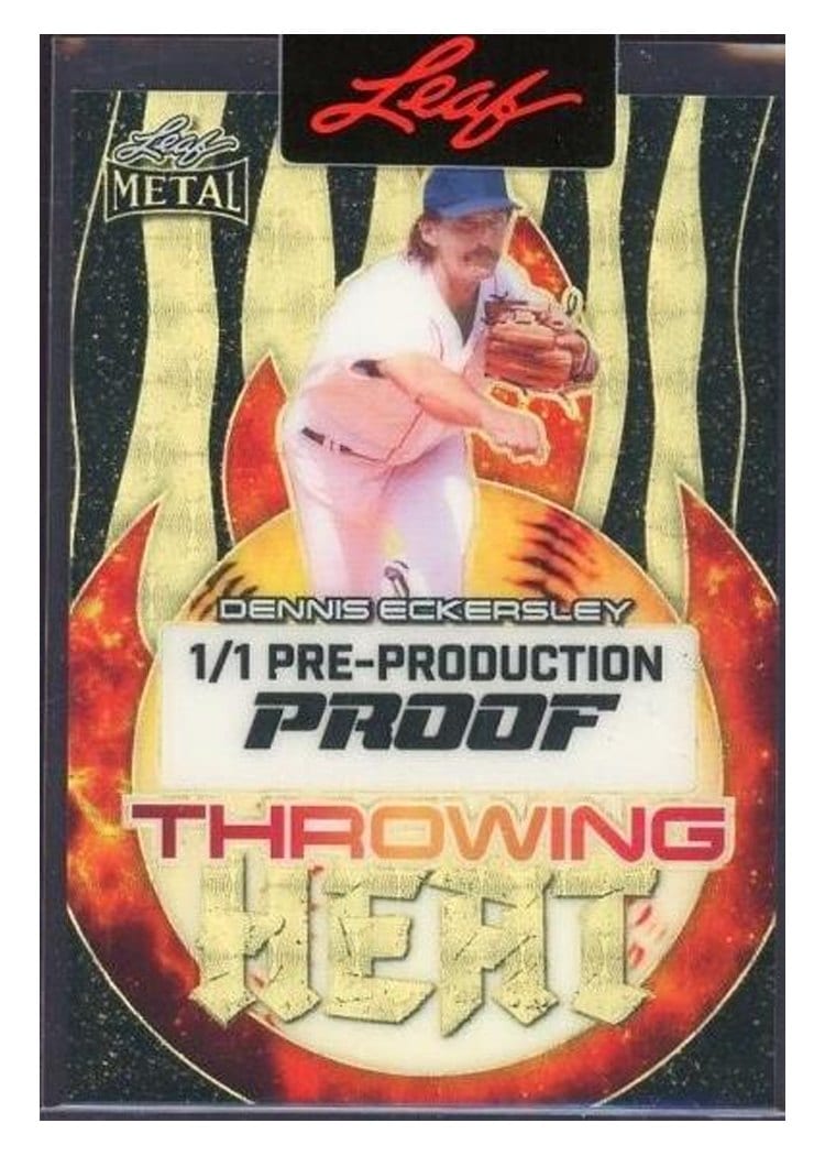2024 Leaf Metal Throwing Heat Dennis Eckersley #TH-DE1 card