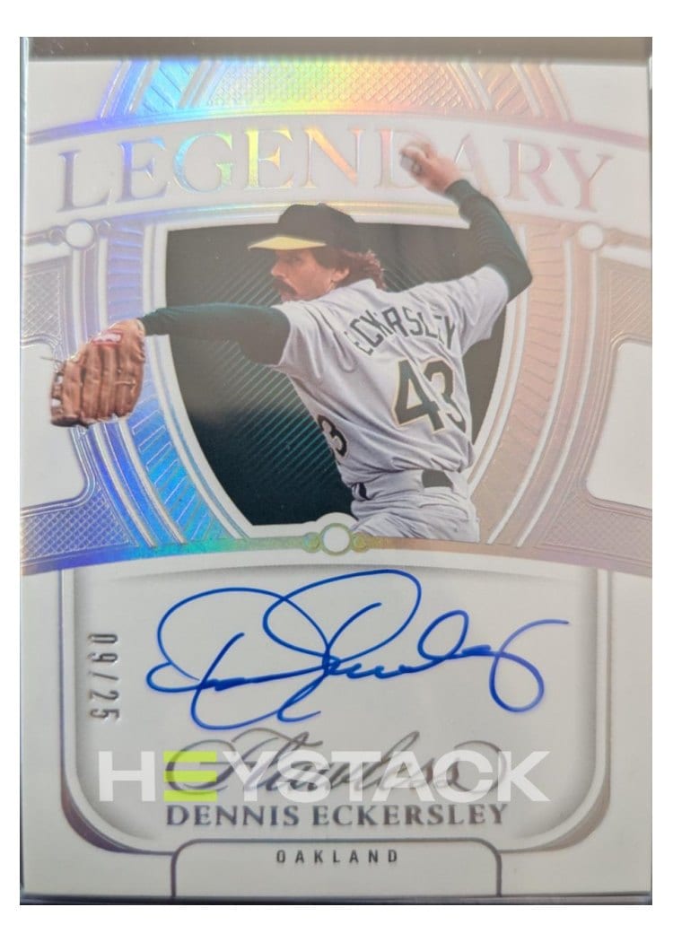 2024 Panini Flawless Legendary Scripts Dennis Eckersley #LS-DE card