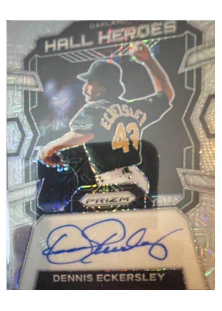 2024 Panini Prizm Hall Heroes Autographs Dennis Eckersley #HHA-DE card
