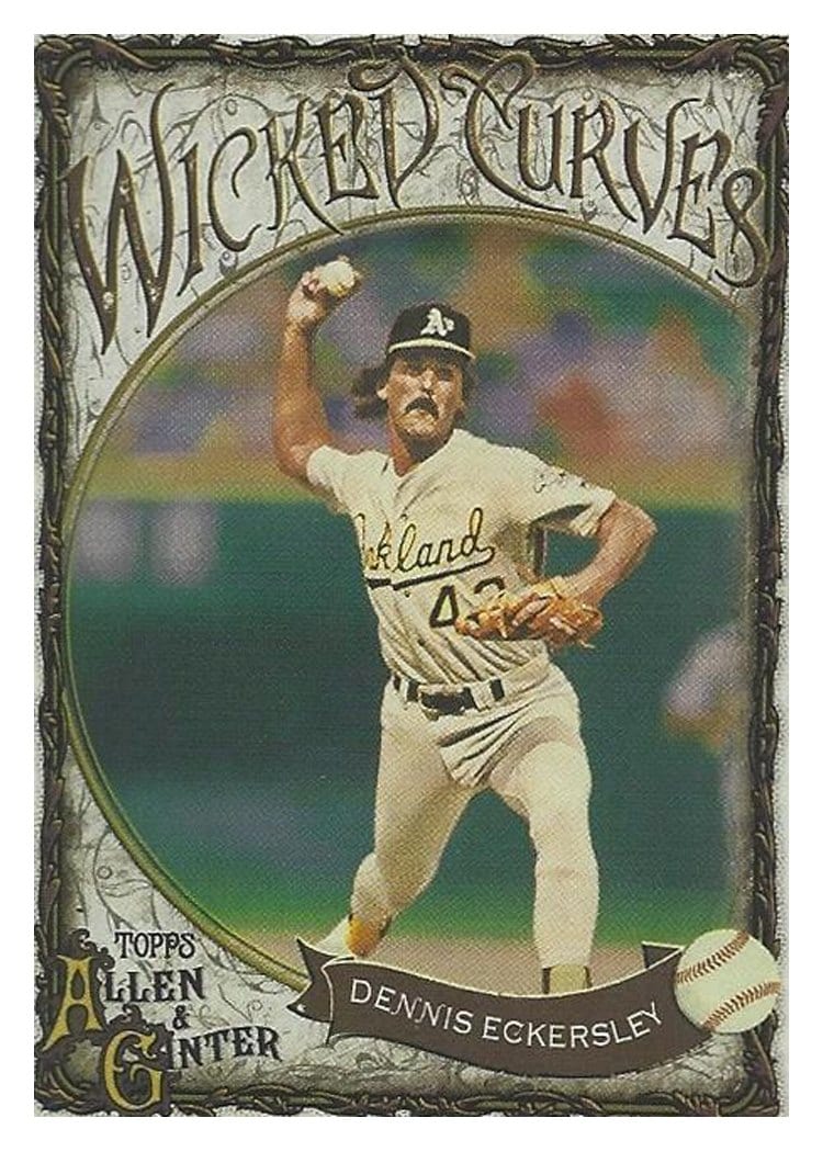 2025 Topps Allen & Ginter Wicked Curves Dennis Eckersley #WC-20 card