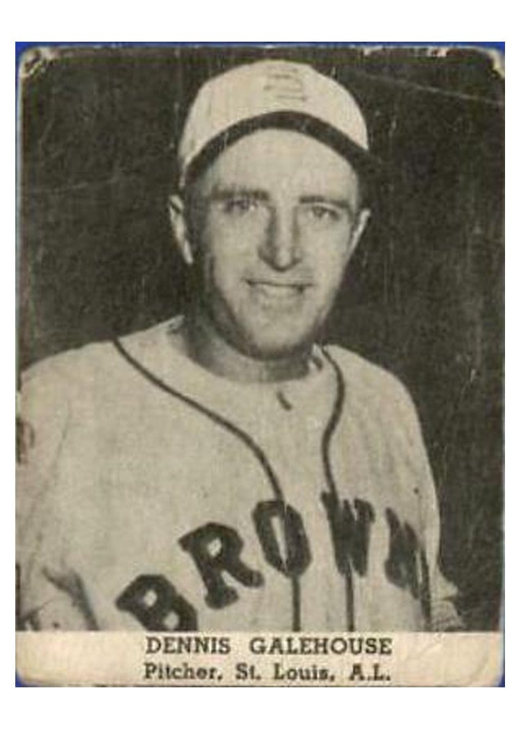 1947 Tip Top Bread Dennis Galehouse card