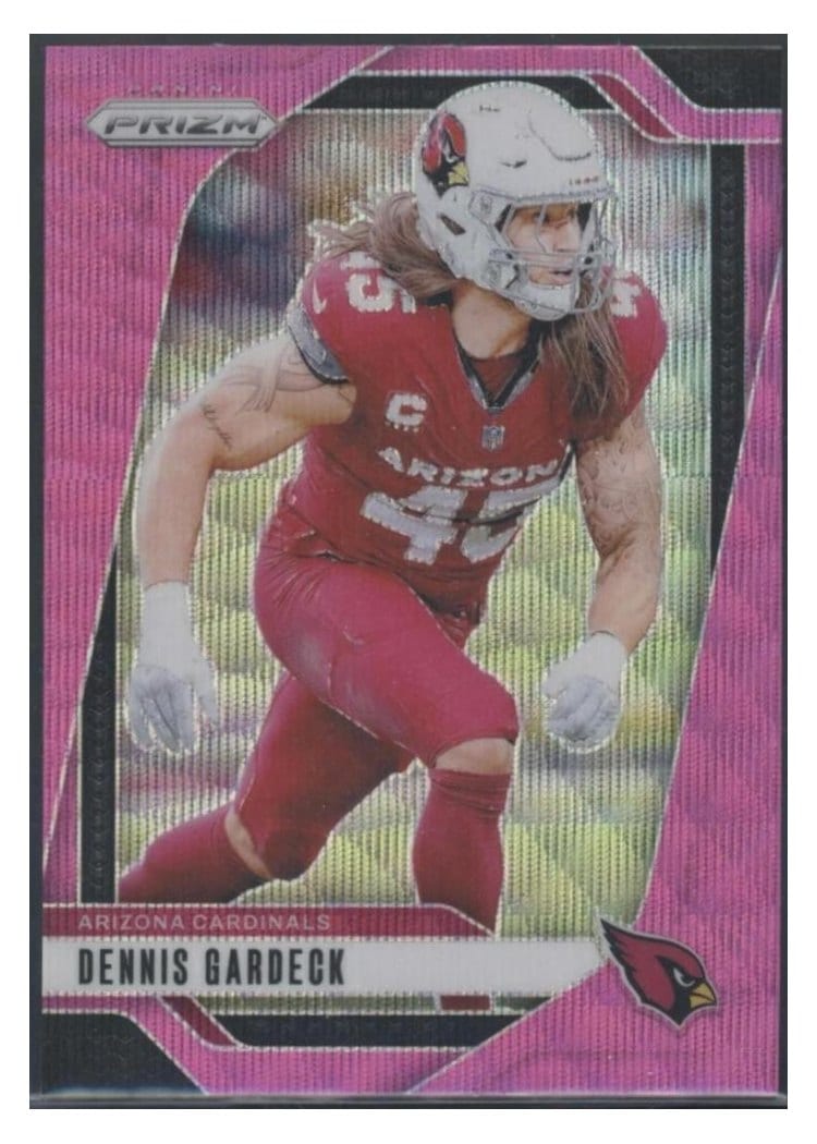 2024 Panini Prizm Base Set Dennis Gardeck Pink Wave #6 card