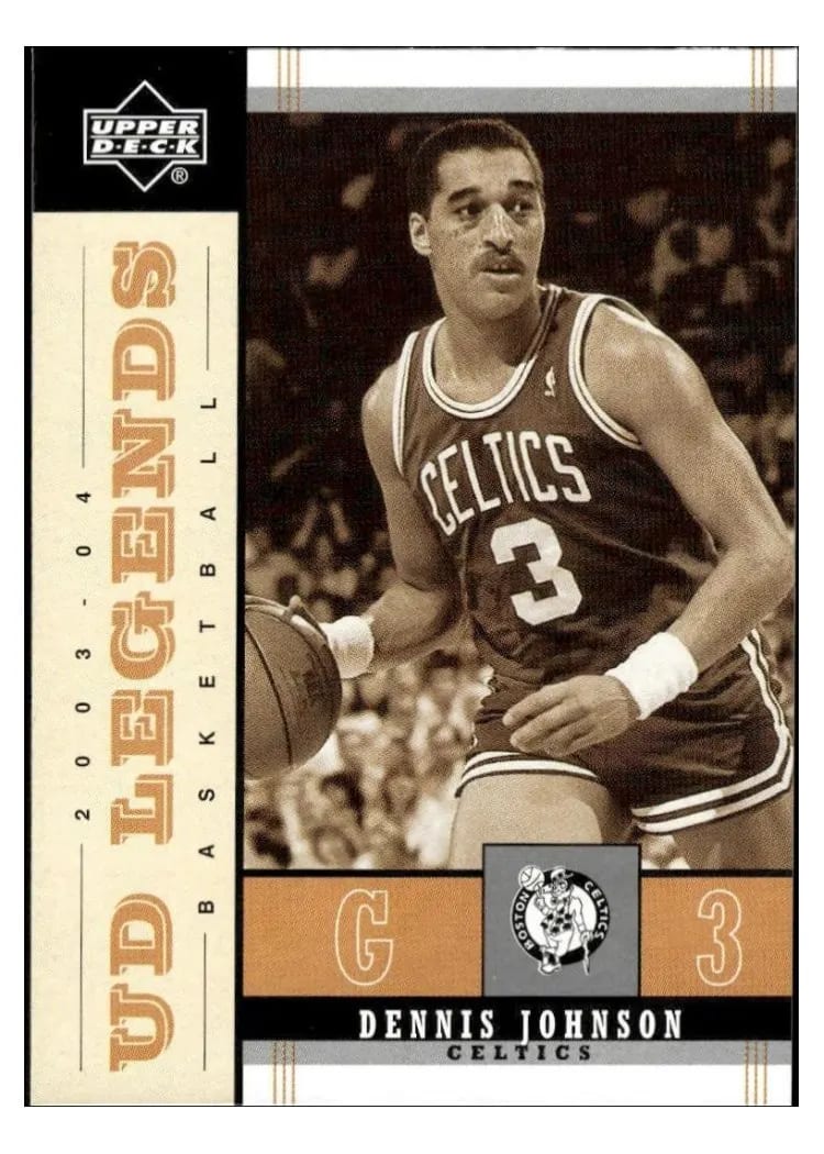 2003 Upper Deck Legends Throwback Dennis Johnson #10 card