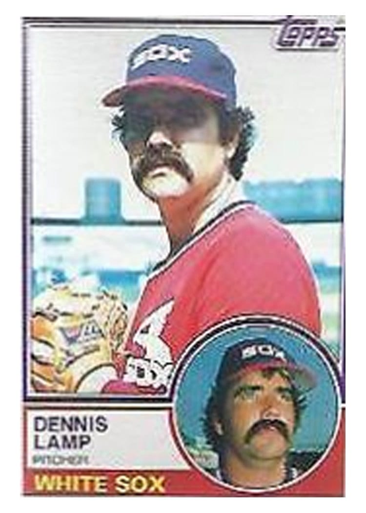 1983 Topps Dennis Lamp #434 card