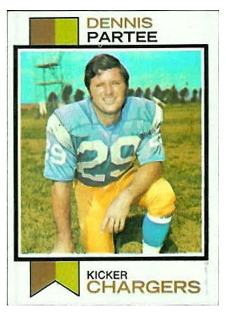 1973 Topps Dennis Partee #483 card