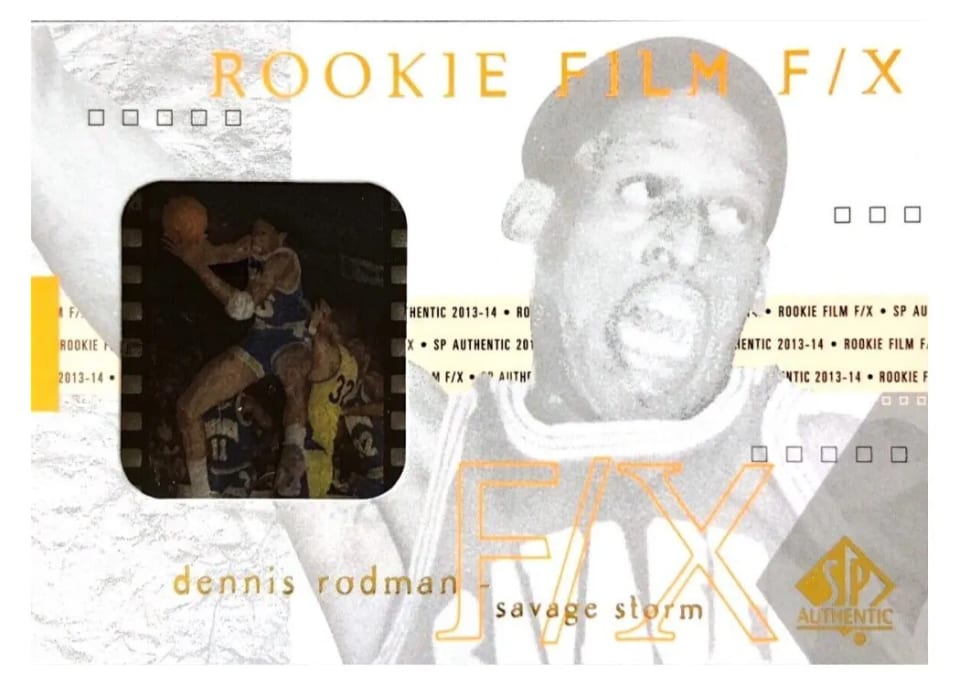 2013 SP Authentic Dennis Rodman #58 card