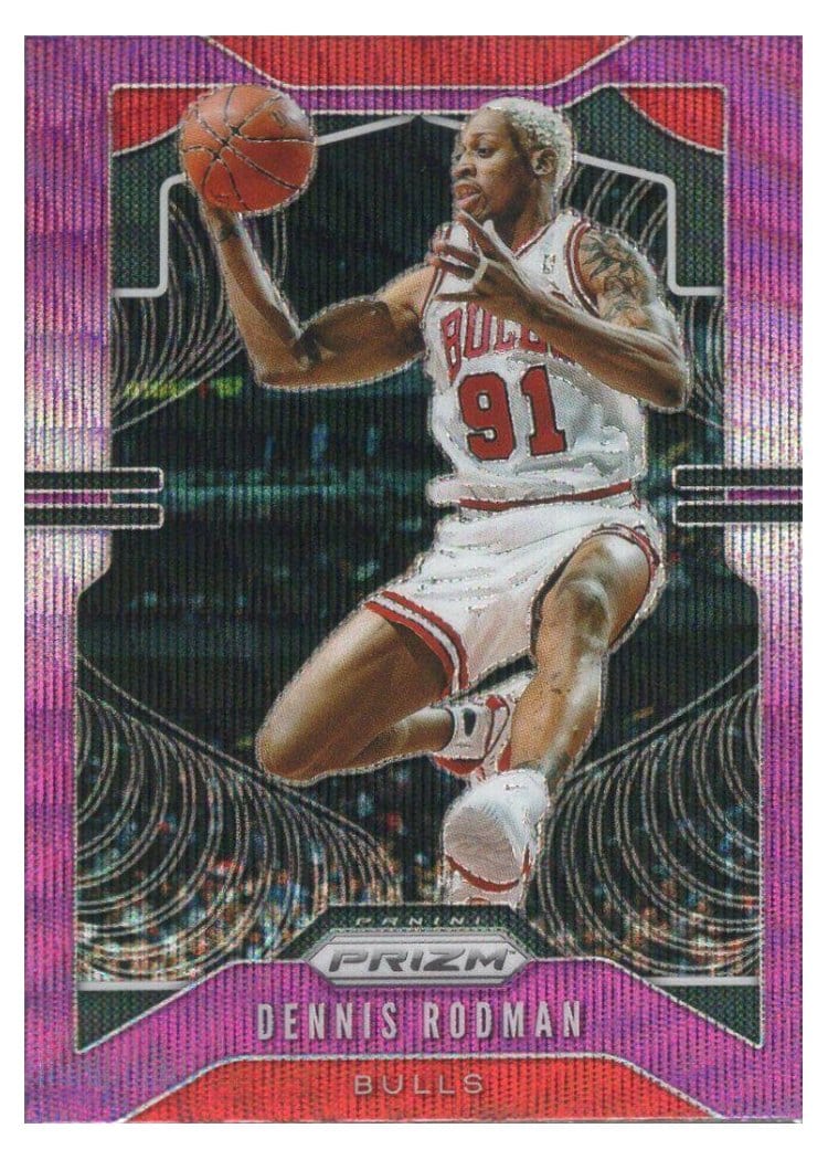 2019-20 Panini Prizm Base Set Dennis Rodman #3 card