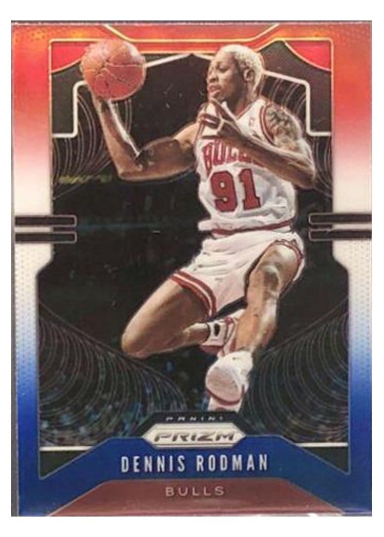 2019-20 Panini Prizm Base Set Dennis Rodman #3 card