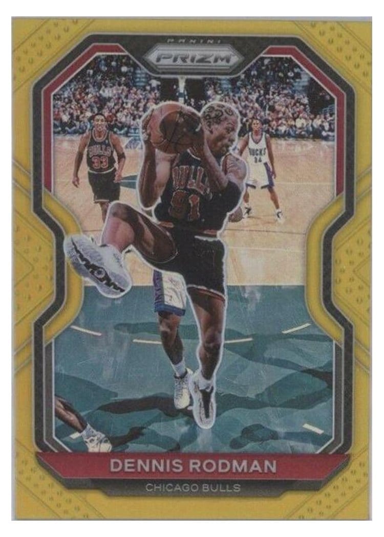 2020-21 Panini Prizm Base Set Dennis Rodman #166 card
