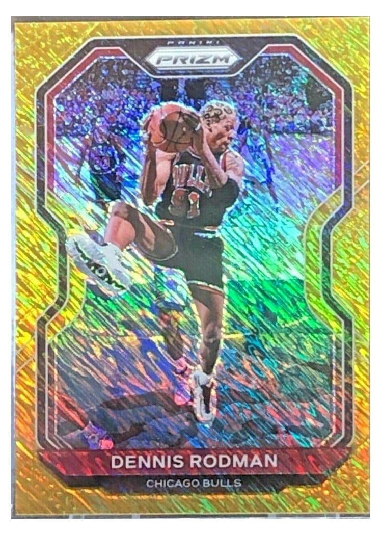 2020-21 Panini Prizm Base Set Dennis Rodman #166 card