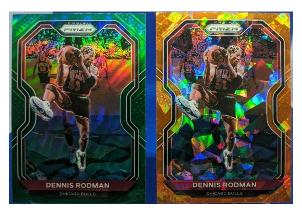 2020-21 Panini Prizm Base Set Dennis Rodman #166 card