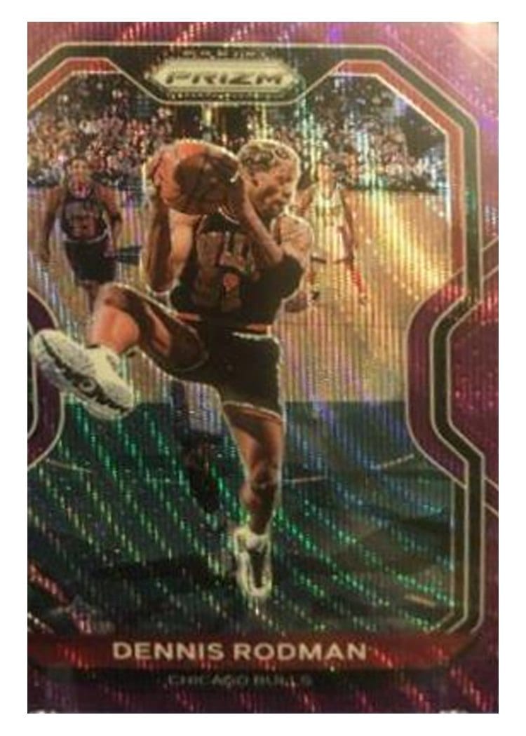 2020-21 Panini Prizm Base Set Dennis Rodman #166 card