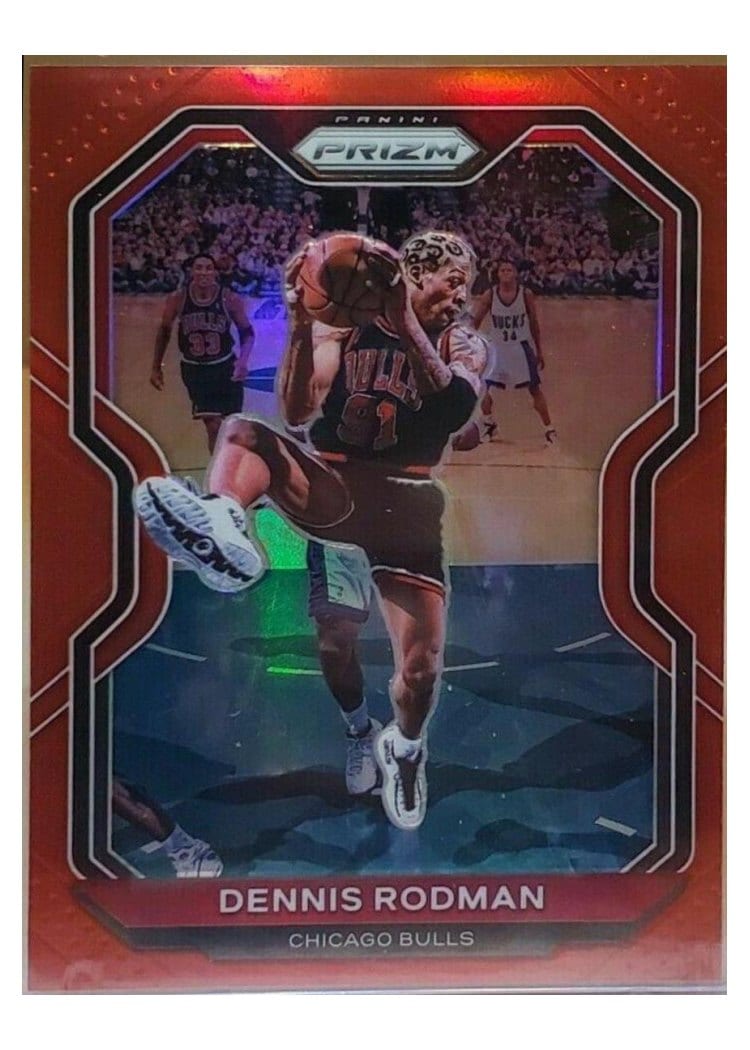 2020-21 Panini Prizm Base Set Dennis Rodman #166 card