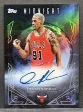 2025-26 Topps Midnight Midnight Sun Signatures Dennis Rodman #MS-DRO