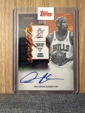 2025-26 Topps Signature Class Shadow Scripts Dennis Rodman #SS-DR