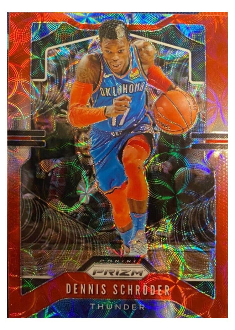 2019-20 Panini Prizm Base Set Dennis Schroder #186 card