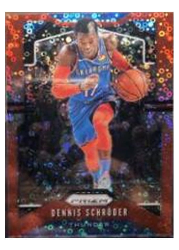 2019-20 Panini Prizm Base Set Dennis Schroder #186 card