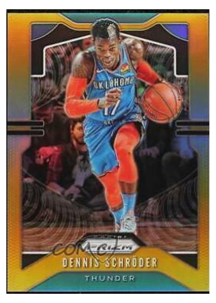 2019-20 Panini Prizm Base Set Dennis Schroder #186 card